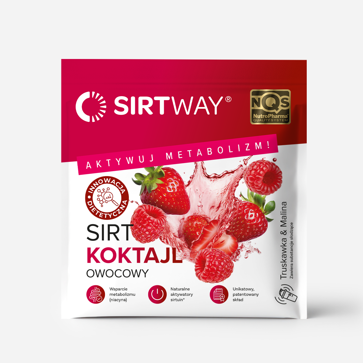 SIRT Koktajl Owocowy Truskawka i Malina